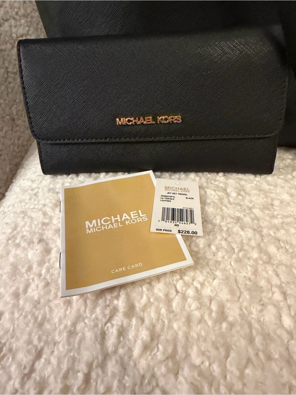 ✨Michael Kors Jet Set Travel Black Saffiano Leather Set! ✨